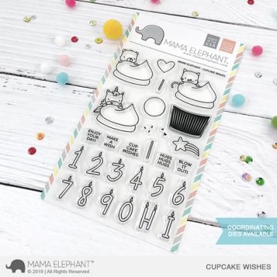 Mama Elephant Stempel - Cupcake Wishes